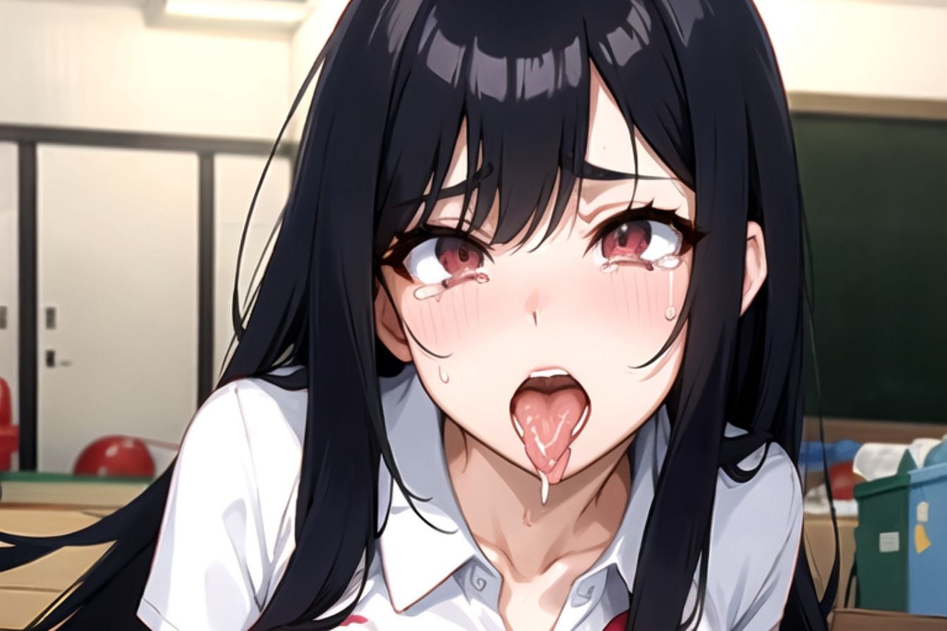 中出しされる黒髪の女子校生12 - サンプル画像 10