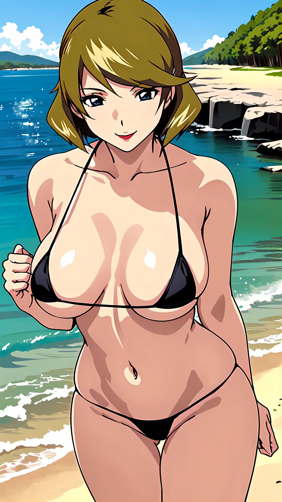 W艦長のグラビア撮影 - サンプル画像 1