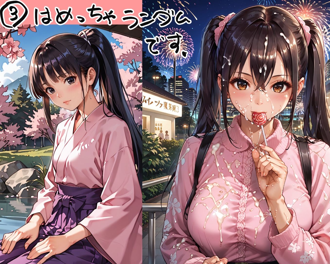 ぶっかけギャル定食！ 日焼けツインテちゃん編 - サンプル画像 10