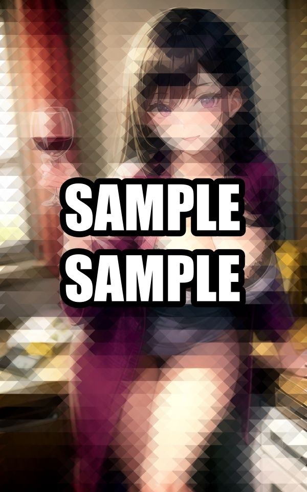ほろ酔い状態の人妻美女イラスト集 - サンプル画像 6