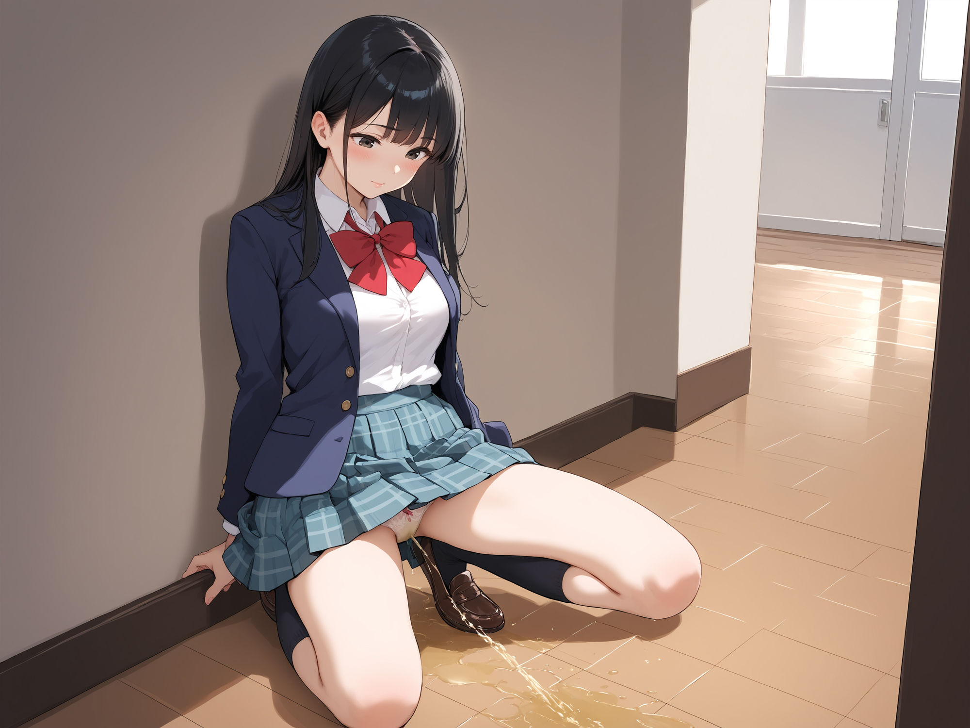 変態おもらし女子〇生秘密のストレス解消法 - サンプル画像 2