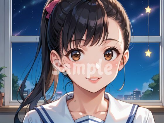 クールな爆乳女子校生は性処理係 - サンプル画像 1
