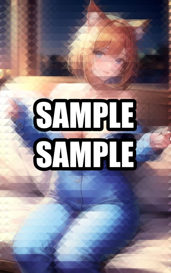 ケモ耳パジャマ美女イラスト集 - サンプル画像 8