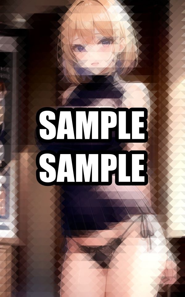 ノースリーブセーター美女イラスト集 - サンプル画像 6