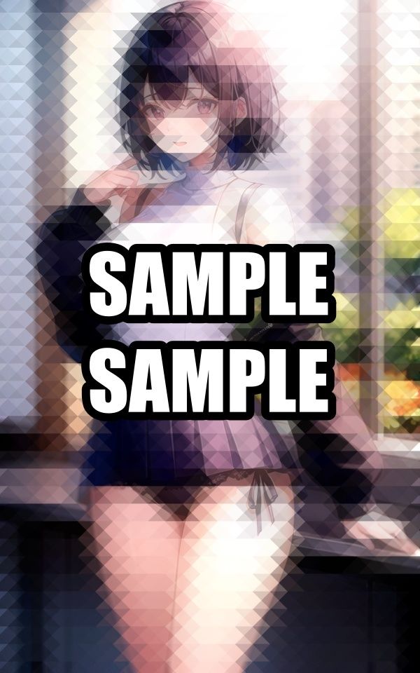ノースリーブセーター美女イラスト集 - サンプル画像 8