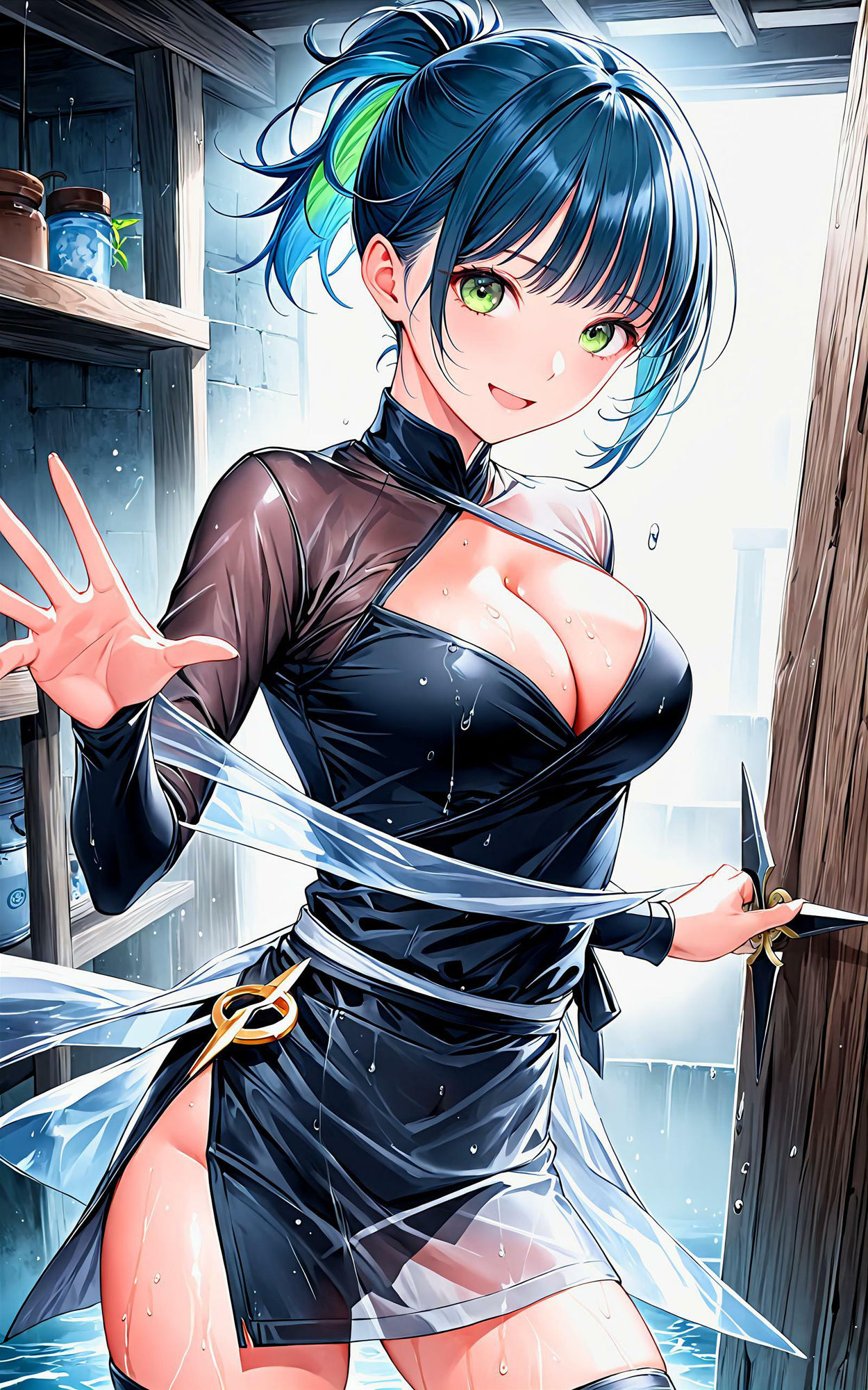 エチエチ忍者ちゃん-屋根裏で一緒に忍んでニンニンしたい件- vol.2 - サンプル画像 5