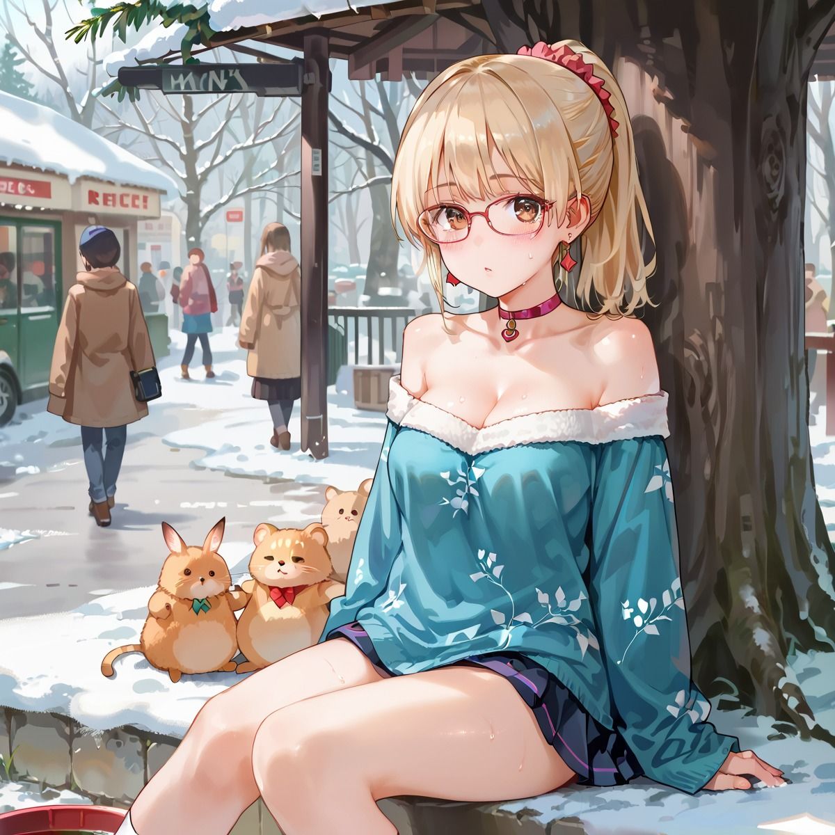 ヤリまくり！冬の街バーリンで春を売る女たちPart7 - サンプル画像 1