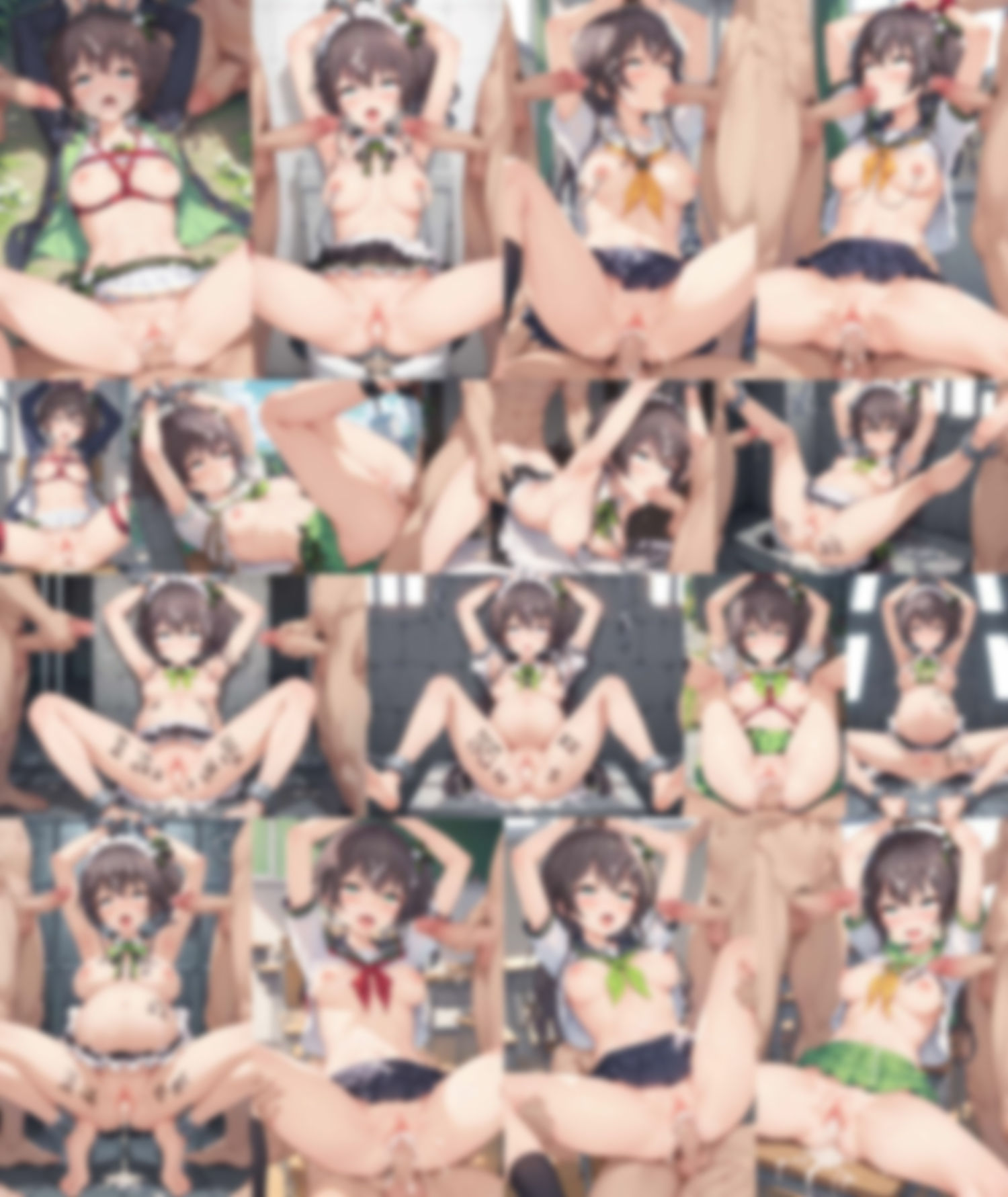 夏色ま◯り コスプレ孕まされ肉便器 - サンプル画像 3