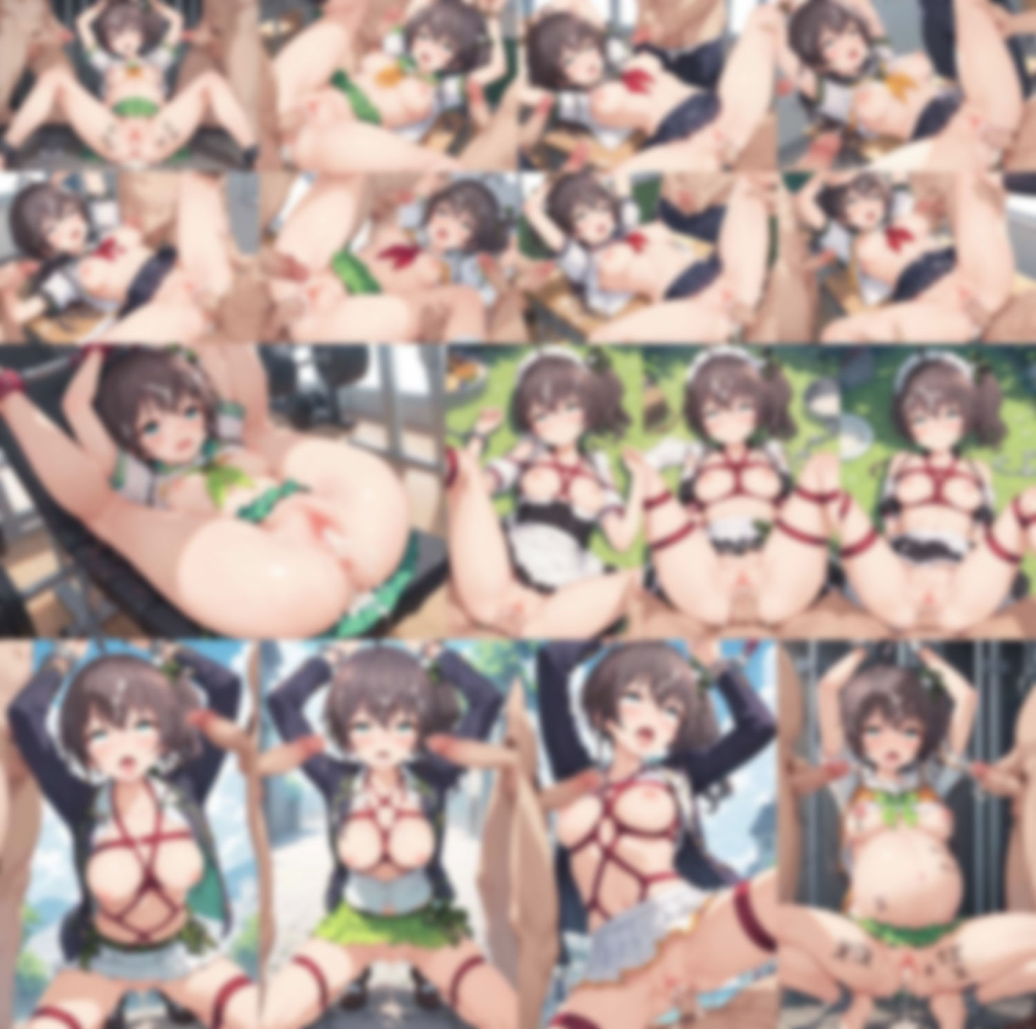 夏色ま◯り コスプレ孕まされ肉便器 - サンプル画像 5