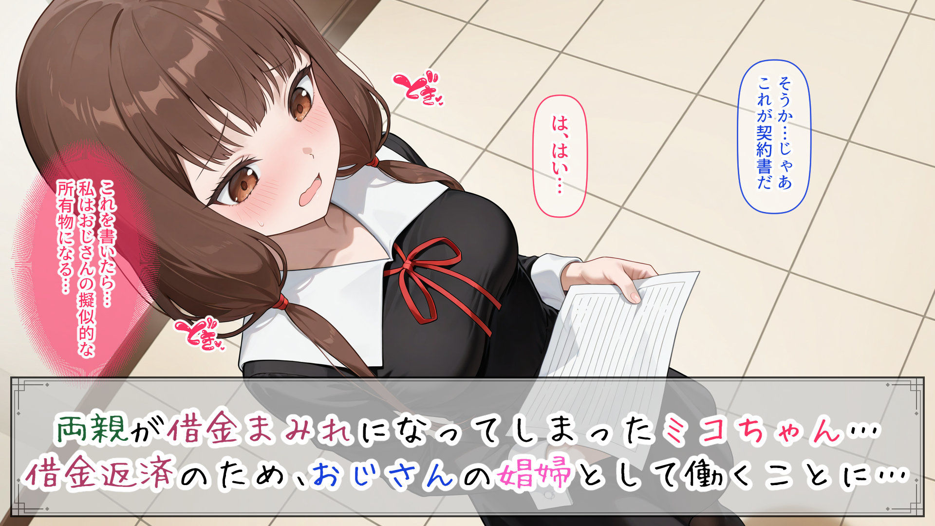 ミコちゃんの借金返済性活 - サンプル画像 1