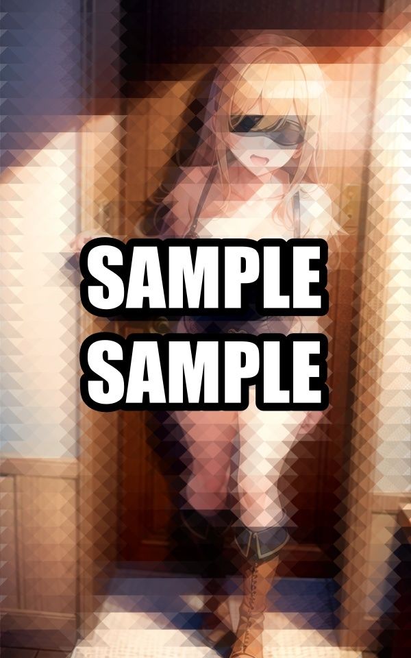 お散歩する目隠し美女イラスト集 - サンプル画像 3