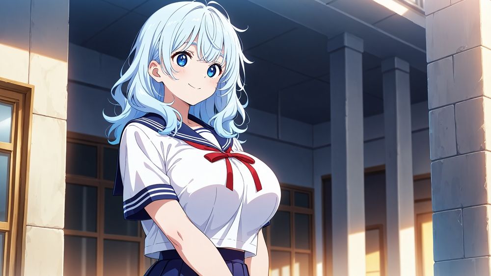 競泳水着美少女のアクメ顔！教育実習生とプールでSEX【高画質】 - サンプル画像 2