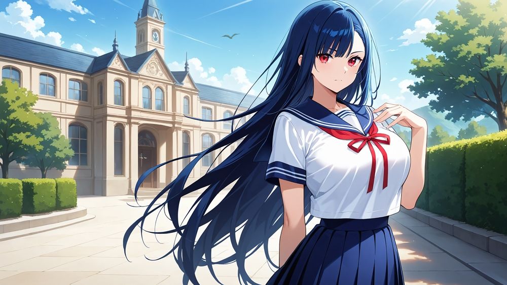 競泳水着美少女のアクメ顔！教育実習生とプールでSEX【高画質】 - サンプル画像 3