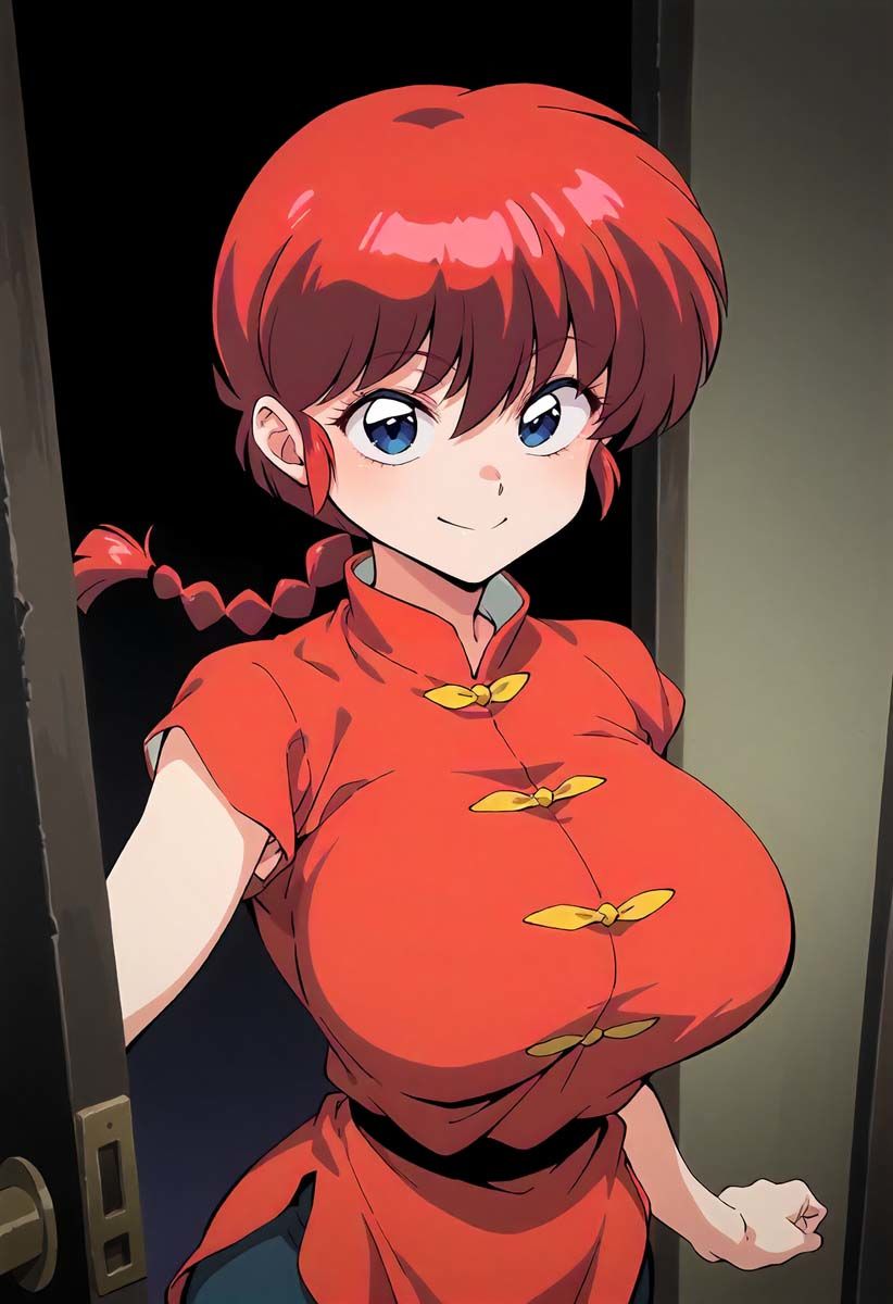 早乙女ら〇まコスプレの爆乳女の子のいる風俗 - サンプル画像 1