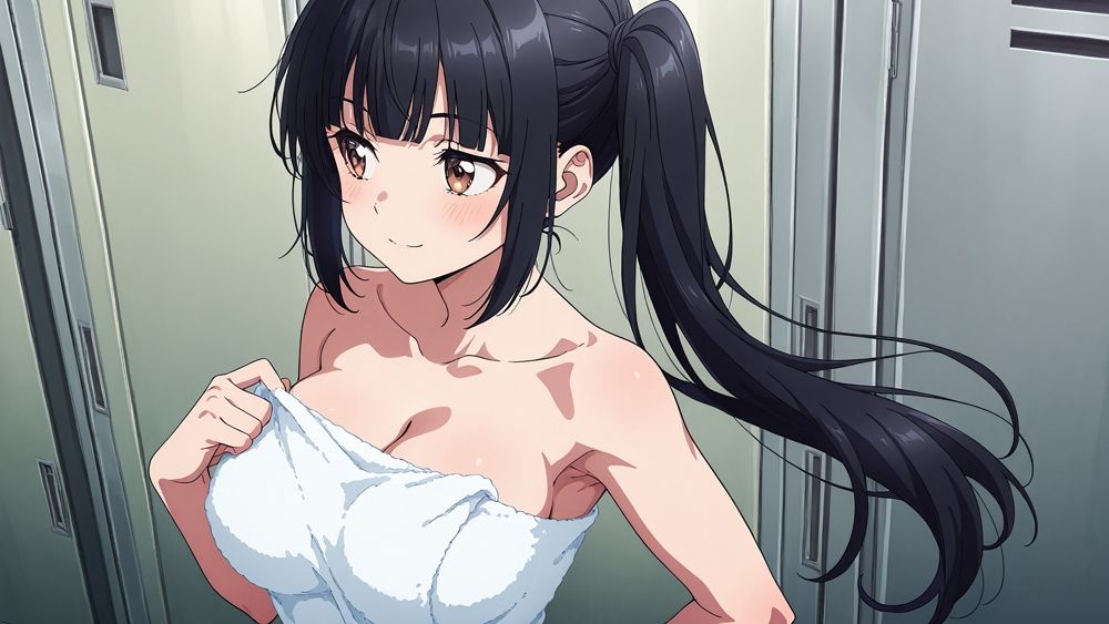 スク水美少女ふたり〜プールサイドで貪り合う絶頂プレイ〜 - サンプル画像 8