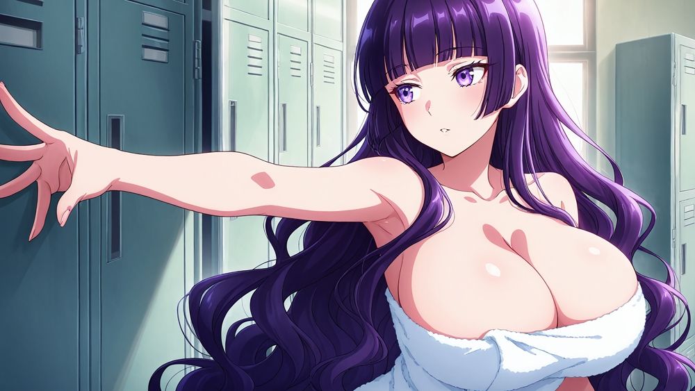 スク水美少女ふたり〜プールサイドで貪り合う絶頂プレイ〜 - サンプル画像 9