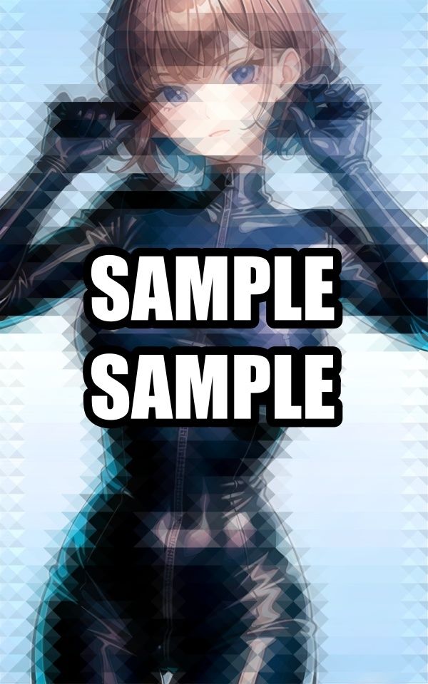 無表情ラバースーツ美女 イラスト集 - サンプル画像 7