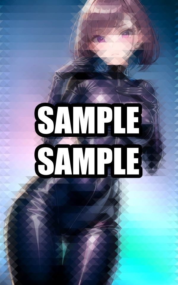 無表情ラバースーツ美女 イラスト集 - サンプル画像 8
