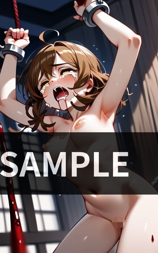 拘束されて監禁されて 鞭打ちされて 生きて帰れない状況 - サンプル画像 5