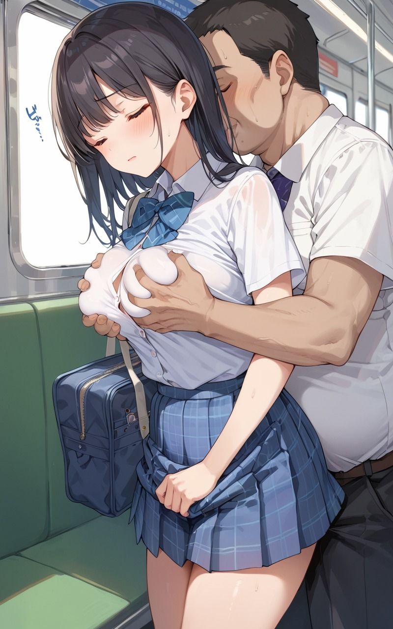 電車痴● 狙われた女子校生 - サンプル画像 2