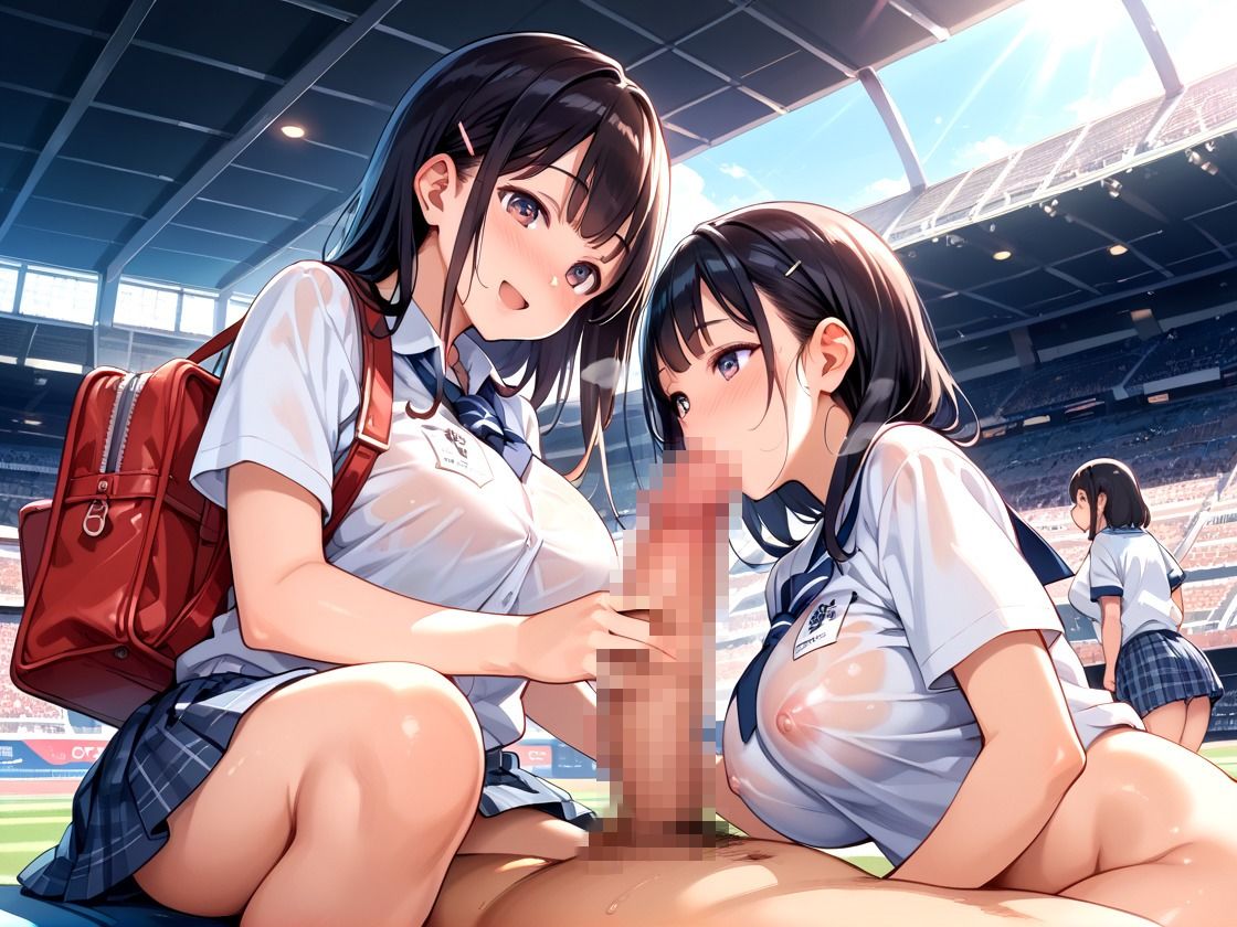 催●学園 ミニスカ巨乳 辱め中出し - サンプル画像 7