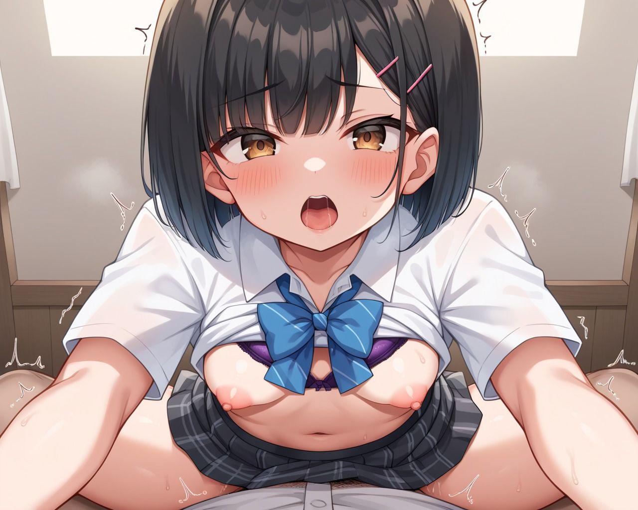 部室オナニーをバラすと脅された女子校生 〜口止めに種付けセックスを部活中に強要される〜 - サンプル画像 5