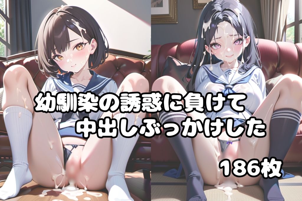 幼馴染が誘ってきたから中出し＆ぶっかけしてやった - サンプル画像 1