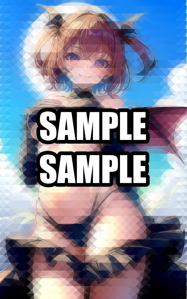 フリル水着のデビルちゃん - サンプル画像 1