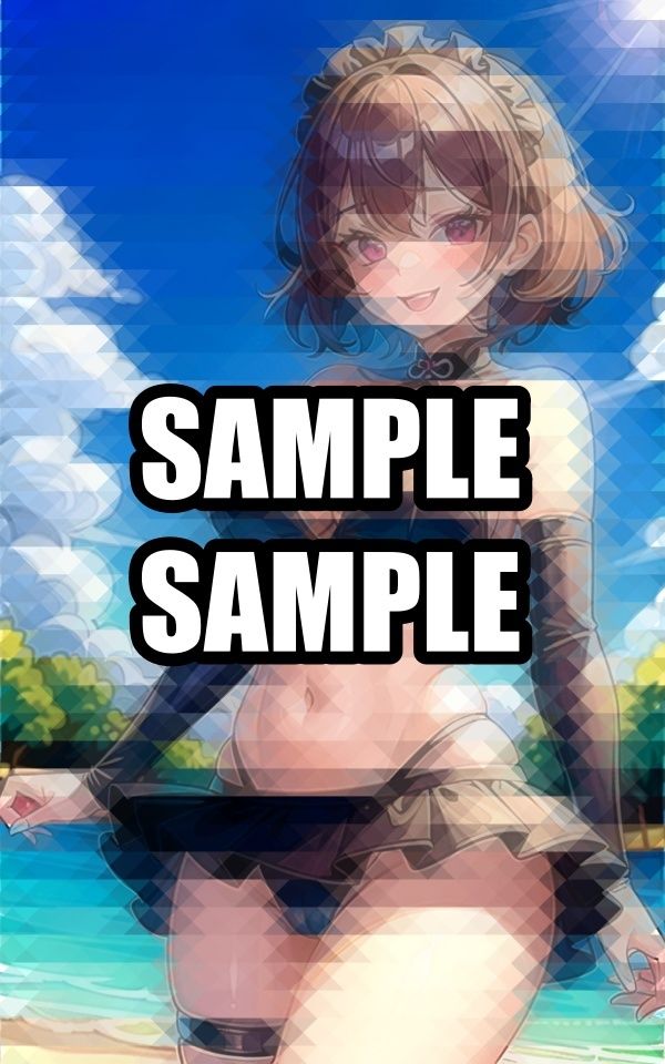 フリル水着のデビルちゃん - サンプル画像 3