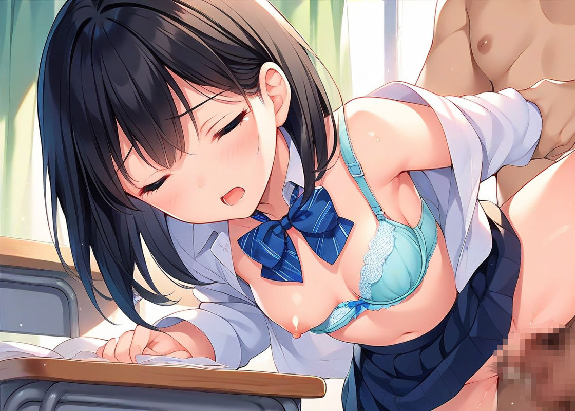 デカマラ変態教師に騙されたロリかわ女子校生SEX - サンプル画像 2