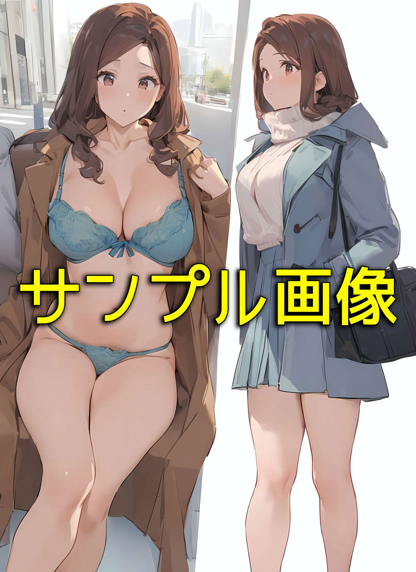 僕はコート女子のおっぱいに興味がある - サンプル画像 9