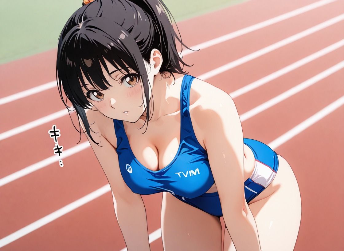 陸上女子校生は校内で連続中出し常習犯 - サンプル画像 1