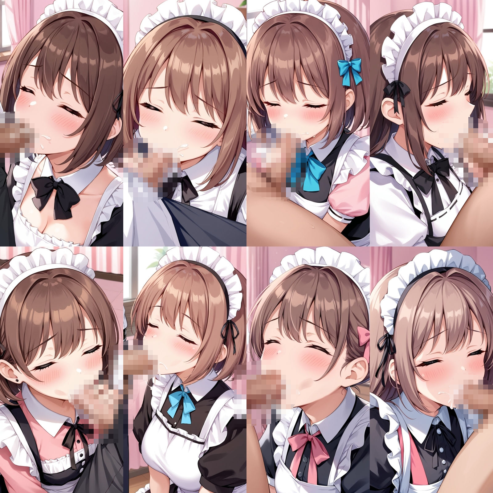 ご奉仕メイドのフ〇ラとパンティー【500枚】 - サンプル画像 3