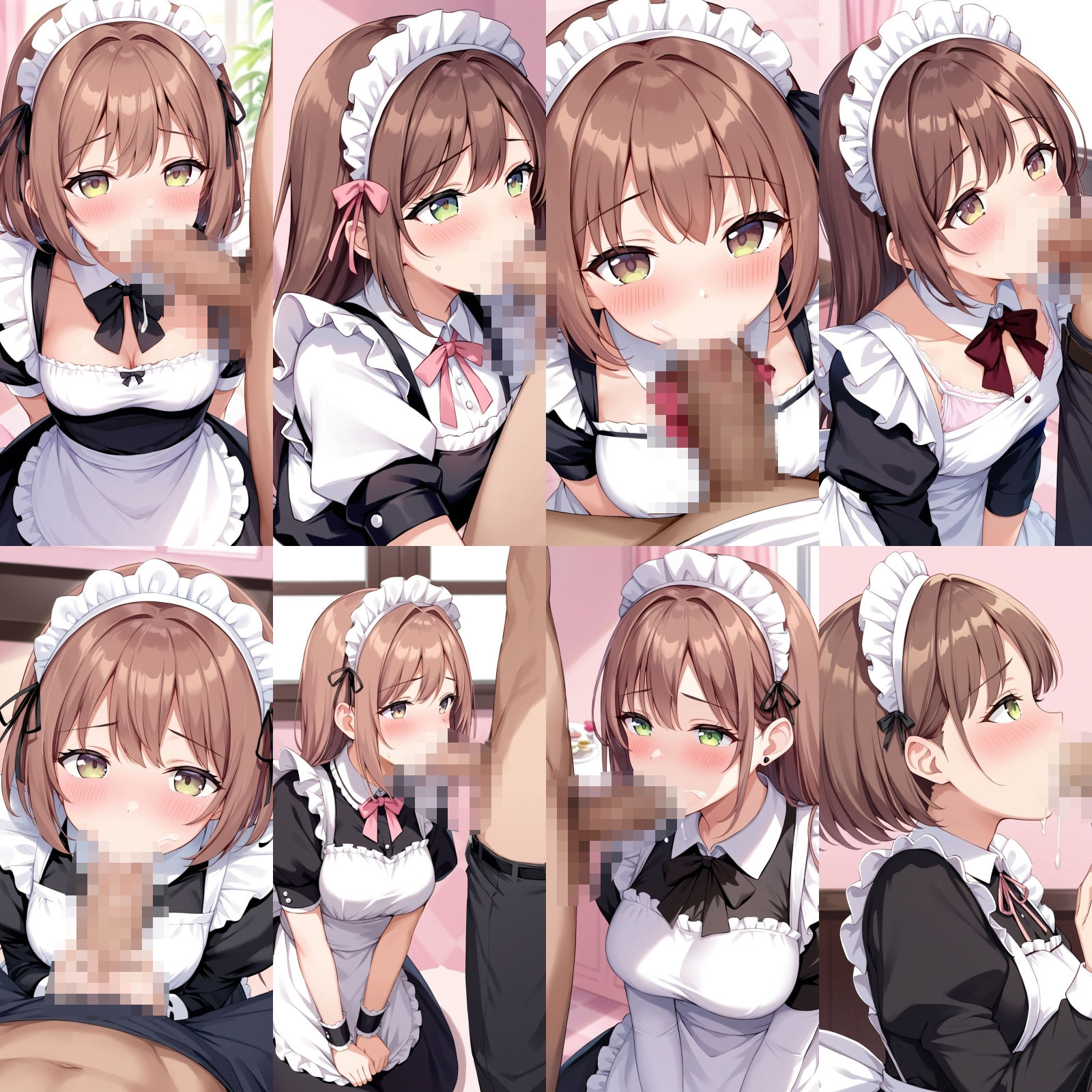 ご奉仕メイドのフ〇ラとパンティー【500枚】 - サンプル画像 4