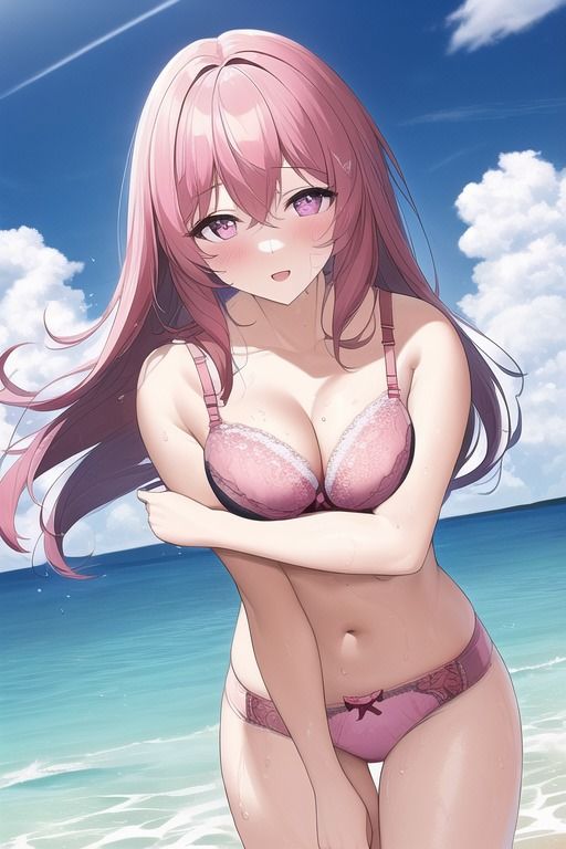 下着で、ドボン。 - サンプル画像 3