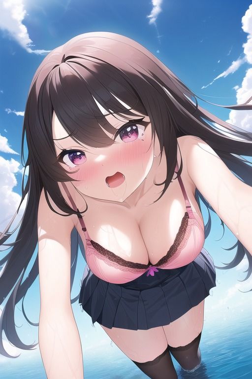 下着で、ドボン。 - サンプル画像 6