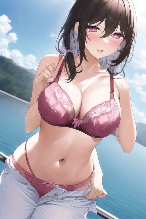 下着で、ドボン。 - サンプル画像 7