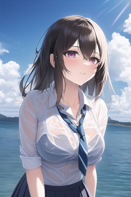 下着で、ドボン。 - サンプル画像 10