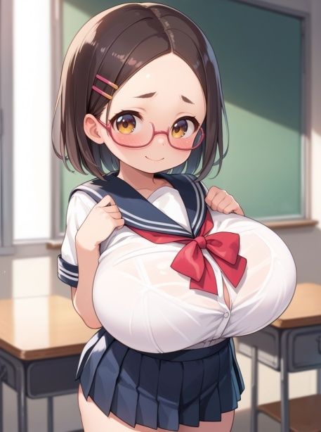 【画像357枚】爆乳メガネっ娘といちゃらぶエッチ - サンプル画像 4