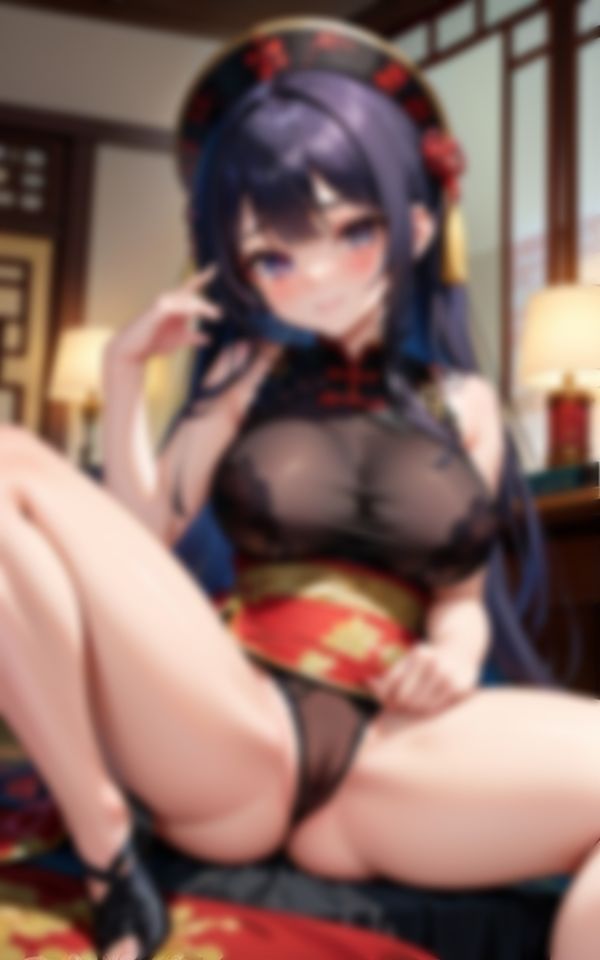 エチエチなチャイナドレスで誘惑してくる淫乱爆乳美女コレクション - サンプル画像 2