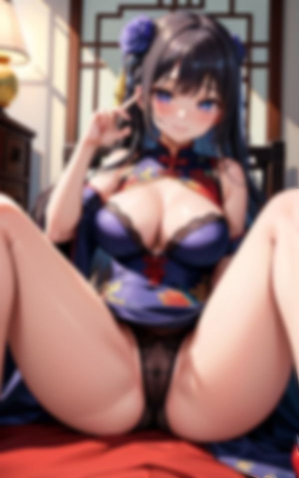 エチエチなチャイナドレスで誘惑してくる淫乱爆乳美女コレクション - サンプル画像 5
