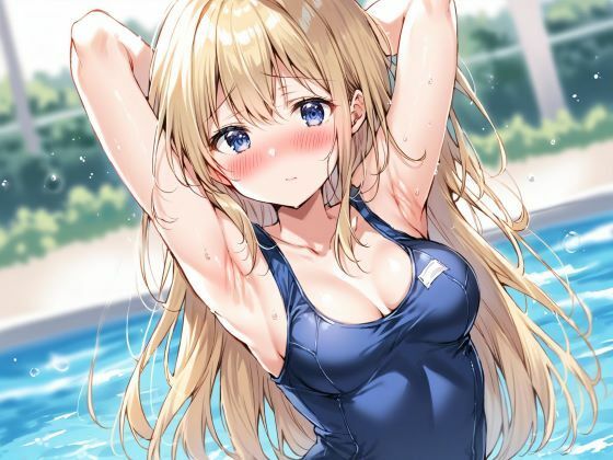 コバルトブルーのサングラスをかけたプール監視員はギャルの腋の監視がお好き