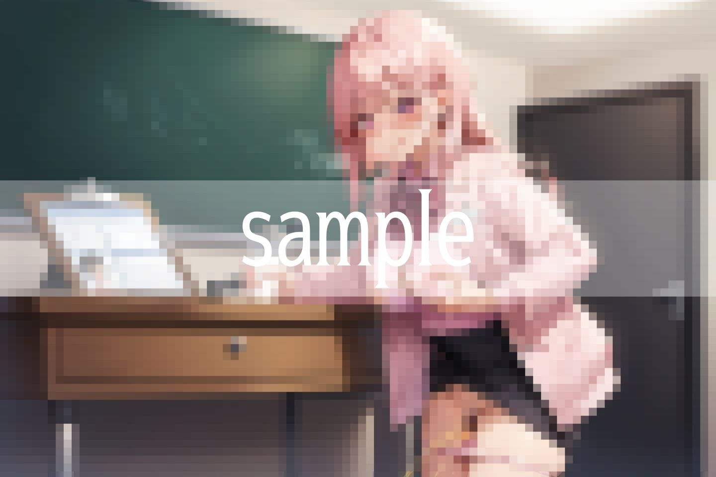 Hな受付嬢...わたしのウェルカムドリンクをどうぞっ - サンプル画像 3