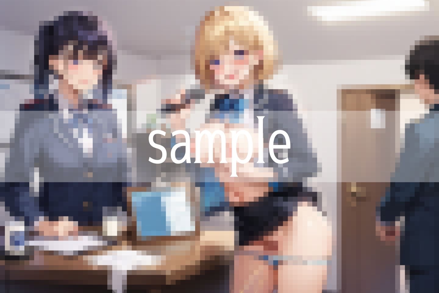 Hな受付嬢...わたしのウェルカムドリンクをどうぞっ - サンプル画像 8