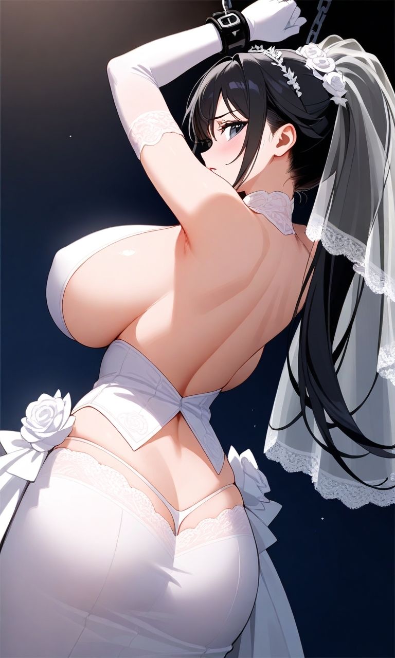 【微エロ】フェチコレVol.24吊り上げ拘束されて辱められるウェディングビキニの人妻（黒髪ポニテのみ）【総枚数250枚】 - サンプル画像 5