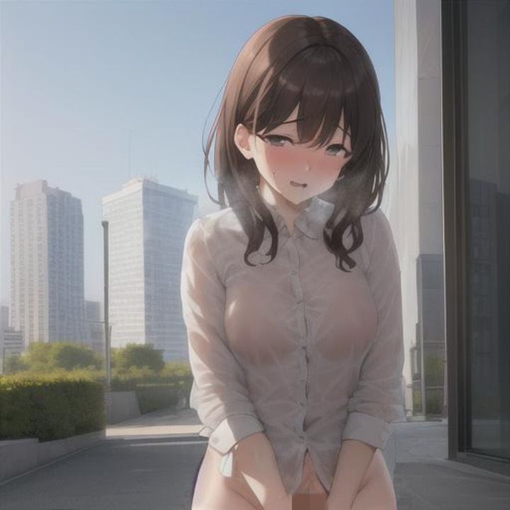 ブラウス露出  茶髪ちゃん編 - サンプル画像 2
