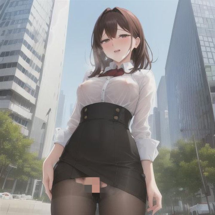 ブラウス露出  茶髪ちゃん編 - サンプル画像 3