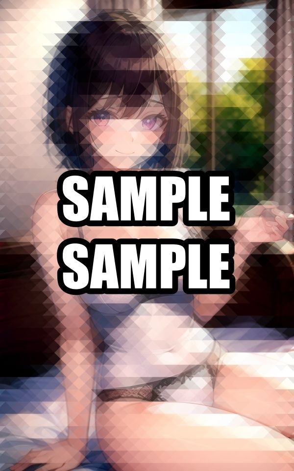 ベッドの開脚美女イラスト集 - サンプル画像 5