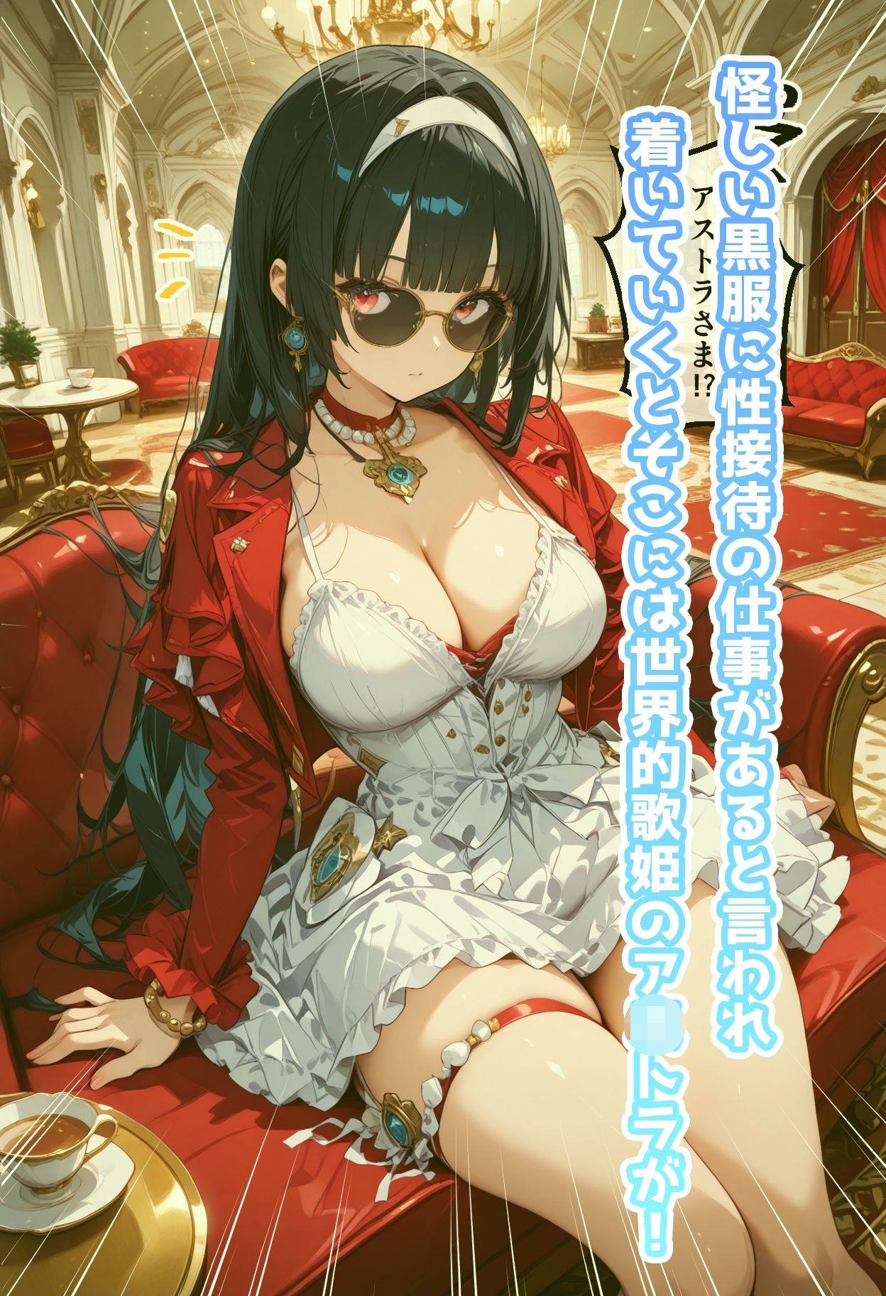 ア◯トラのいちばん長い日〜おちんぽ狂いドスケベ淫乱歌姫の性接待〜 - サンプル画像 1