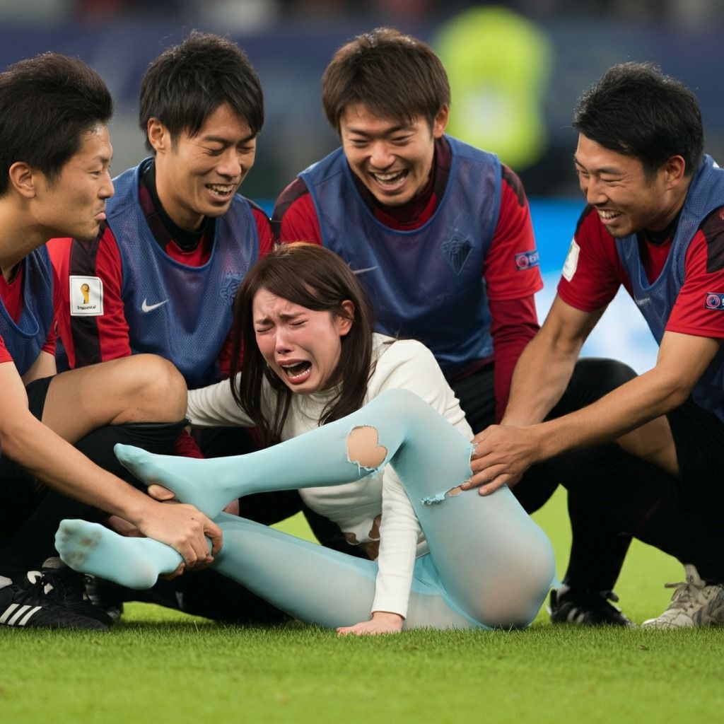 セクハラ×泣き顔 AI画像集 300枚超 - サンプル画像 3